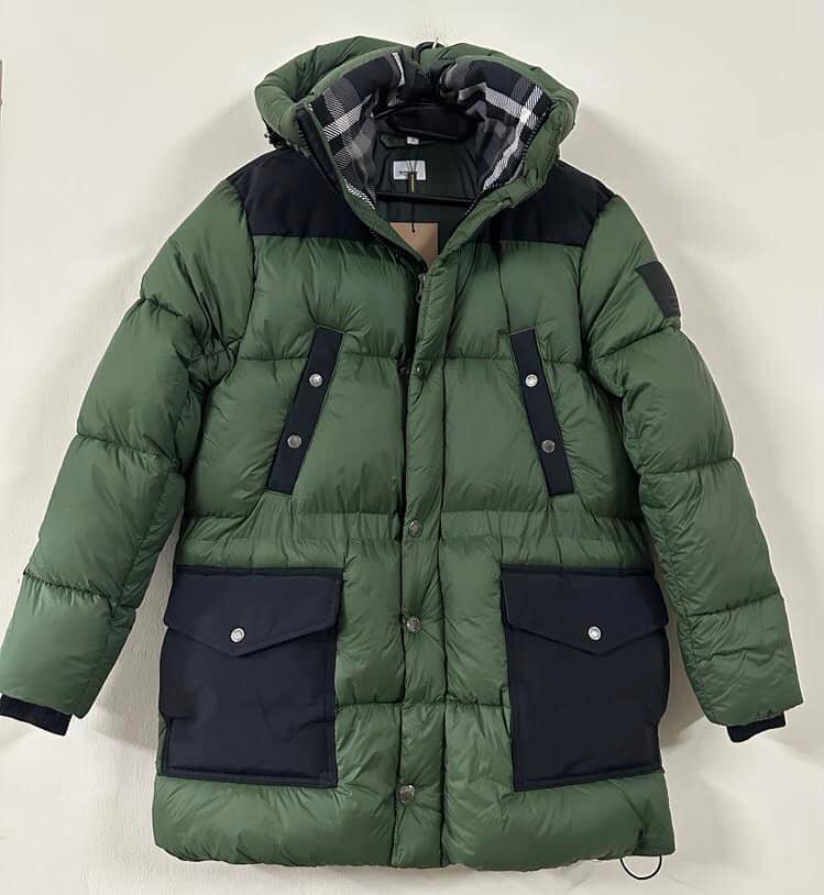BURBERRY MEN’S MINUS LONG PUFFER